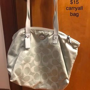 Coach carryall bag.